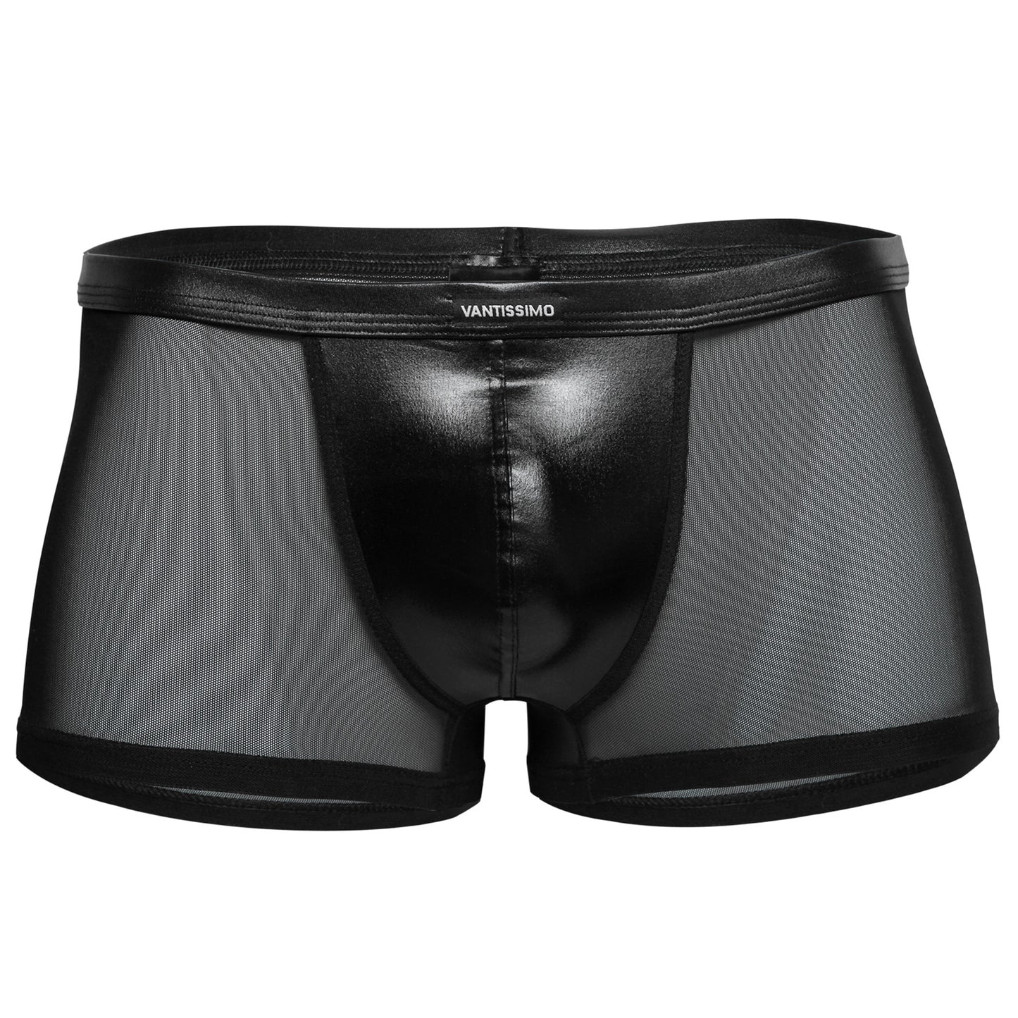 HERREN PANTS SCHWARZ WETLOOK HOCHGLANZ LEDER OPTIK