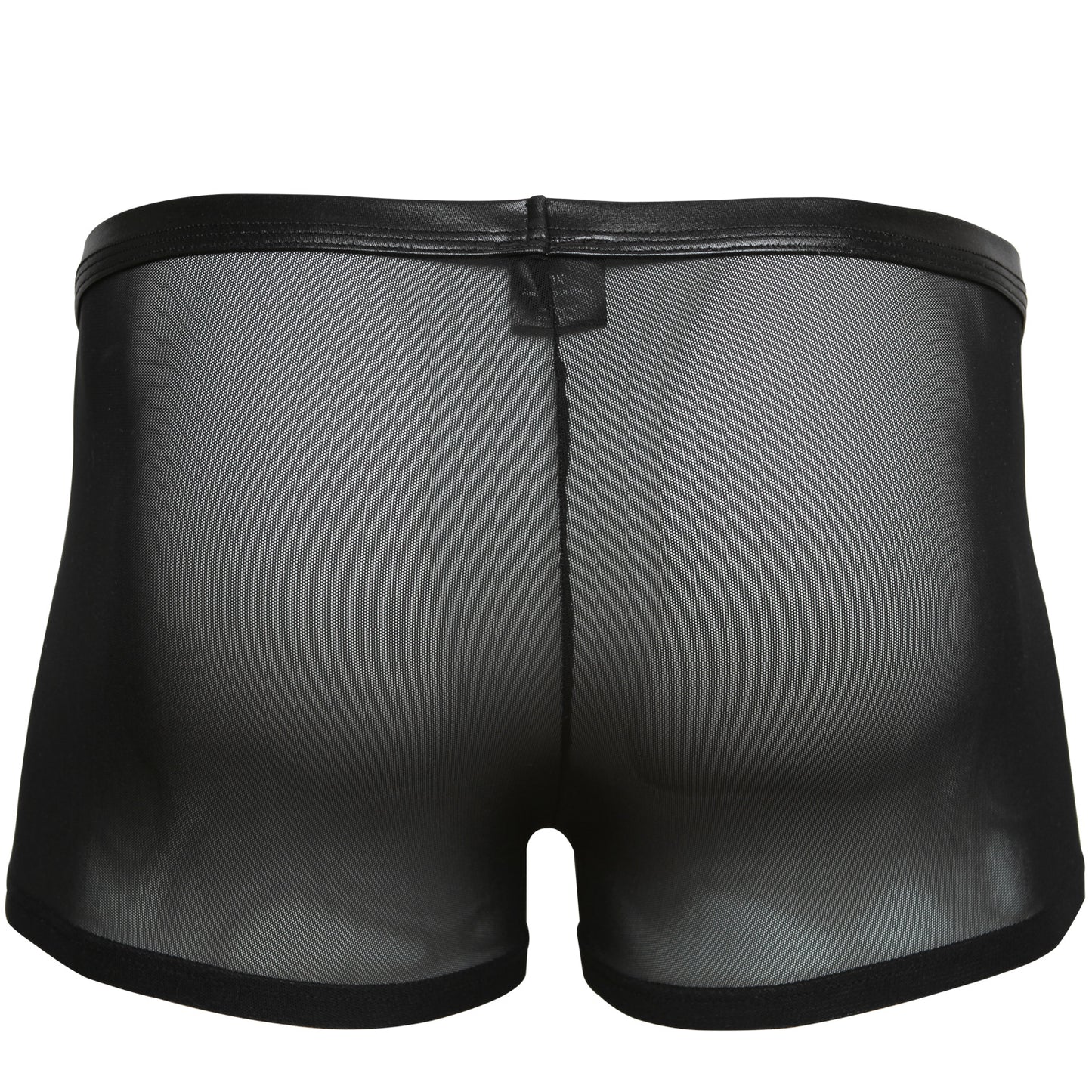 HERREN PANTS SCHWARZ WETLOOK HOCHGLANZ LEDER OPTIK